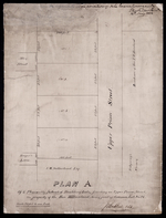 Plan A. Of 4 Pleasantly Situated Building Lots, fronting on Upper Prince Street, The property of the Hon. T. H. Haviland; being part of Common Lot No. 24.