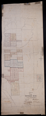 Plan "B" part of Township No. 33. as divided amongst the Children of the late Alfred Winsloe Esqre., by H. J. Cundall 11th June AD 1872.