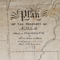 Plan of the Property of Ms S W Smith Situate on Township No 33 in Prince Edward Island