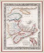 County Map of Nova Scotia New Brunswick Cape Breton Id. and Pr. Edward's Id.